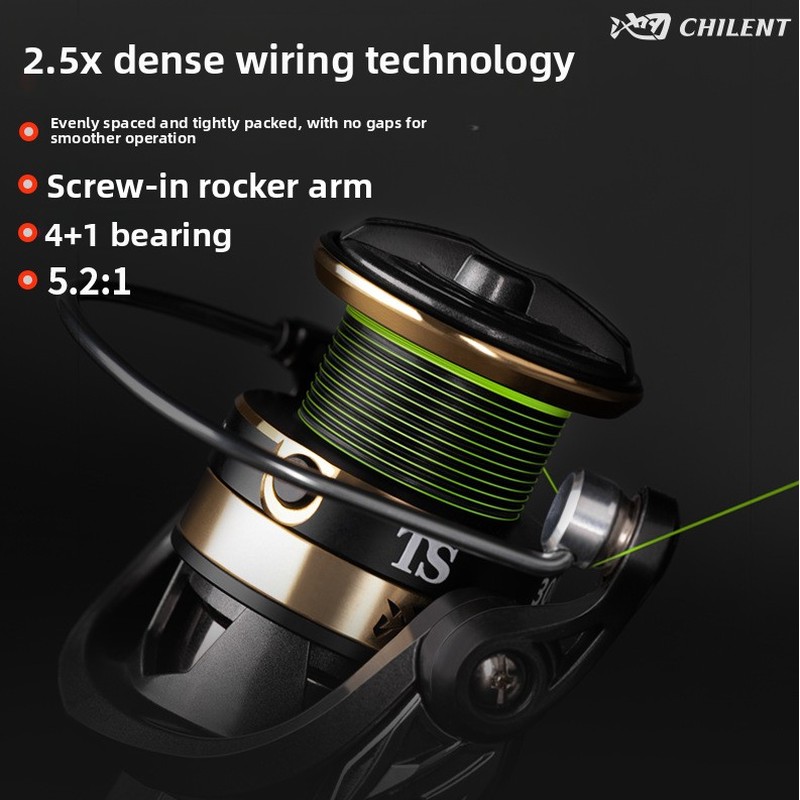 Ice Fishing Line - Roda pemintal dengan susunan kawat canggih
