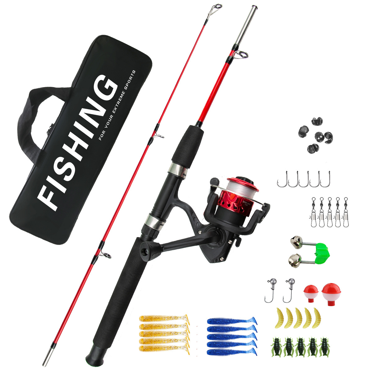 2 Set Peralatan Pancing Es unt - Ice Fishing Line ulasan dan harga