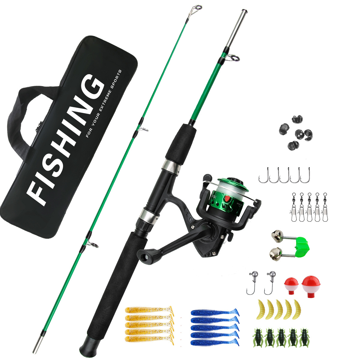 2 Set Peralatan Pancing Es unt - Ice Fishing Line ulasan dan harga