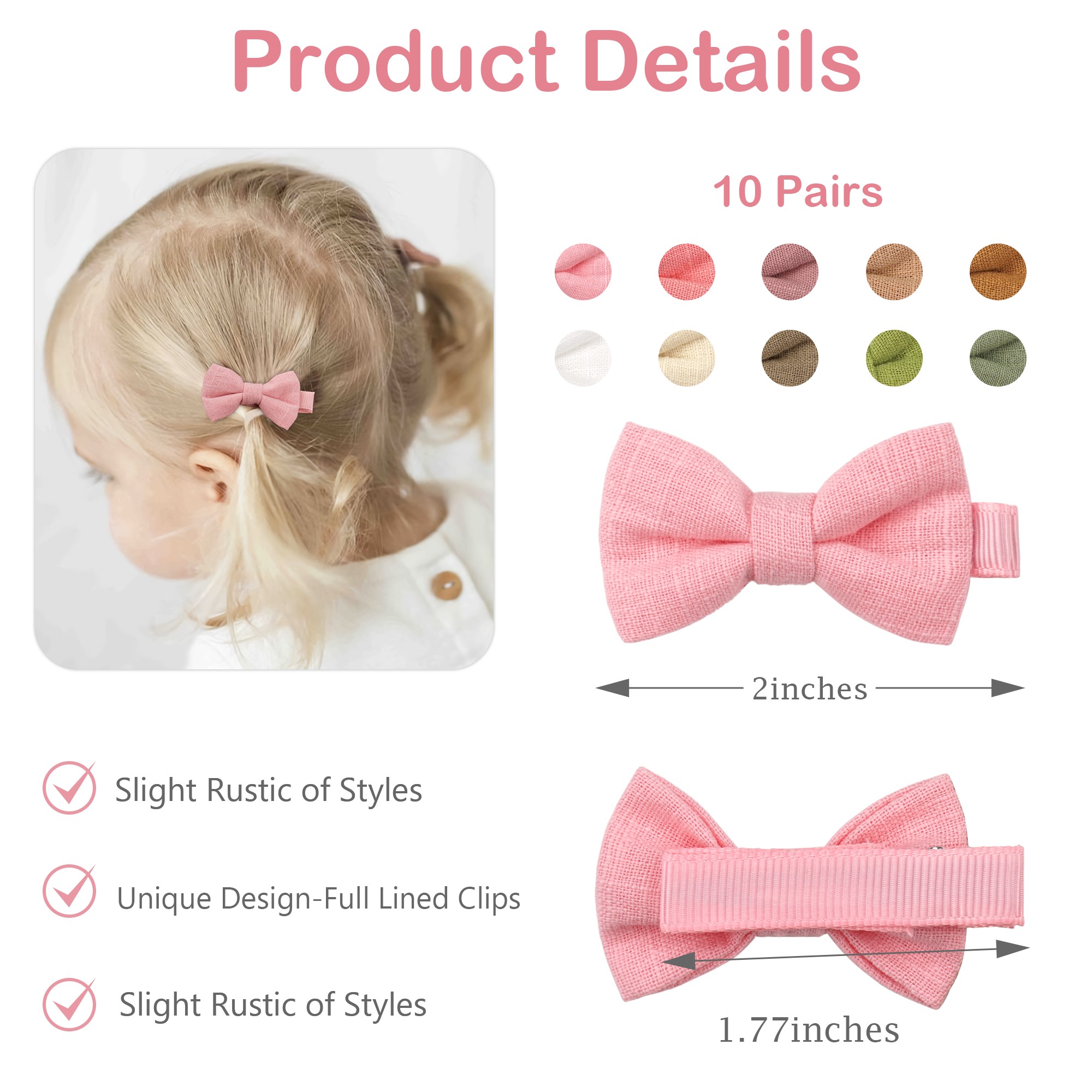 10/20 Pcs Boutique Pita Rambut - Tippet Line ulasan dan harga