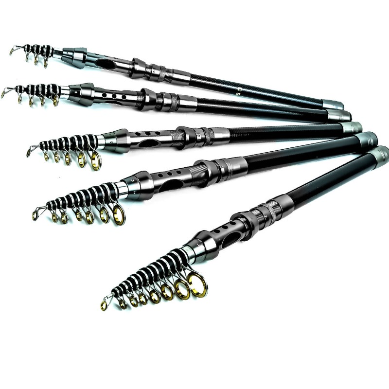Joran Pancing Teleskopik Serat - Freshwater Line ulasan dan harga