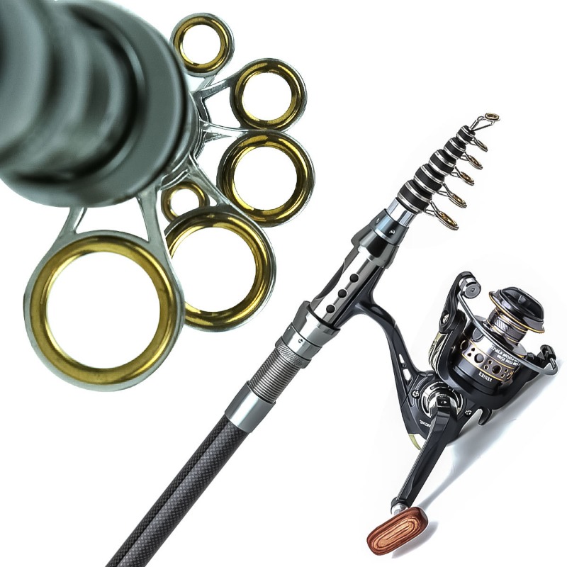 Joran Pancing Teleskopik Serat - Freshwater Line ulasan dan harga
